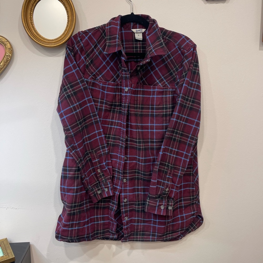 Like New M Duluth Trading Company flannel Tunic